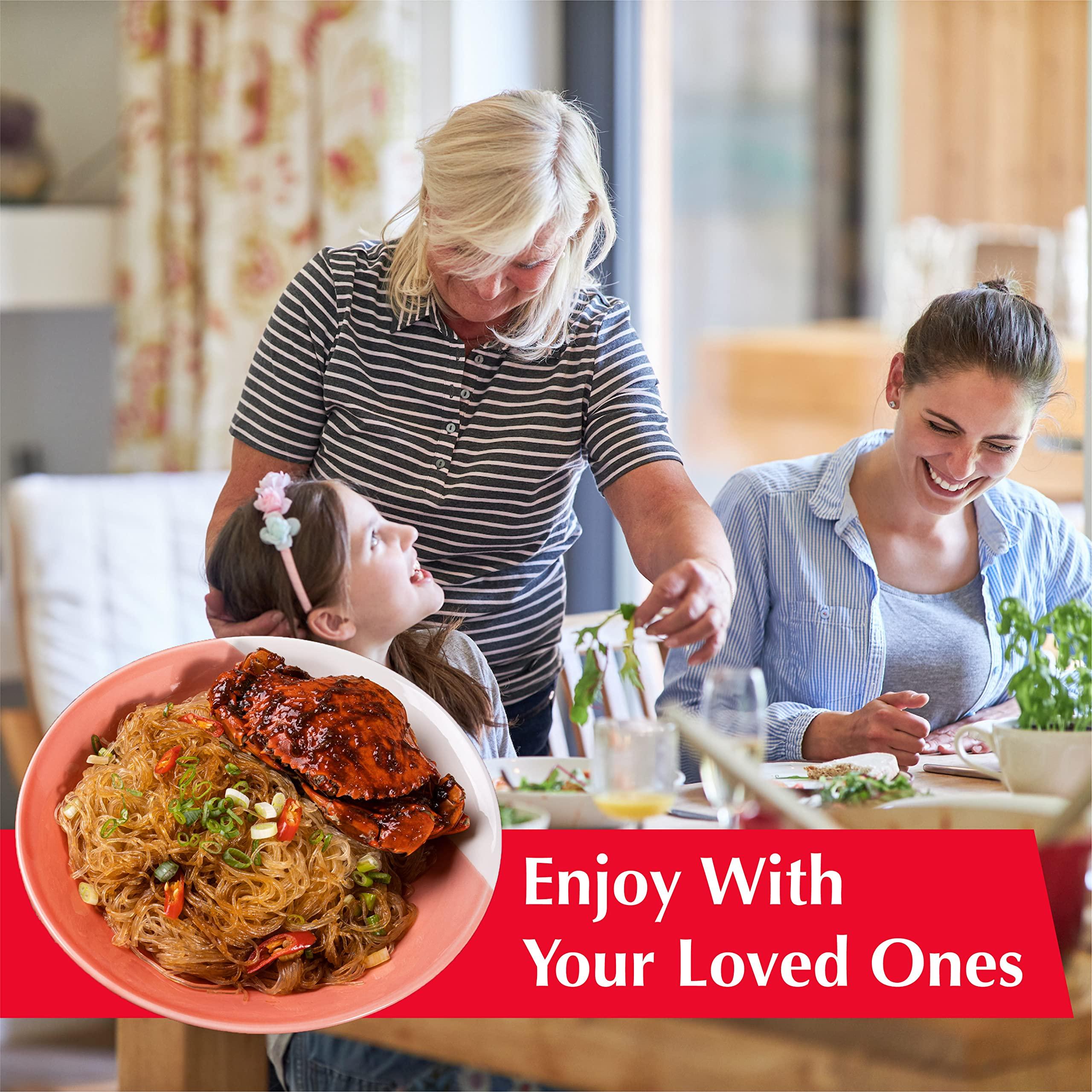 Chef Dragon Chef Dragon Singapore Chili Spicy Crab Flavored Vermicelli Noodles, Non-Fried Instant Noodle, Low GI Diet, 8.5 oz, Pack of 1 (3 Count)