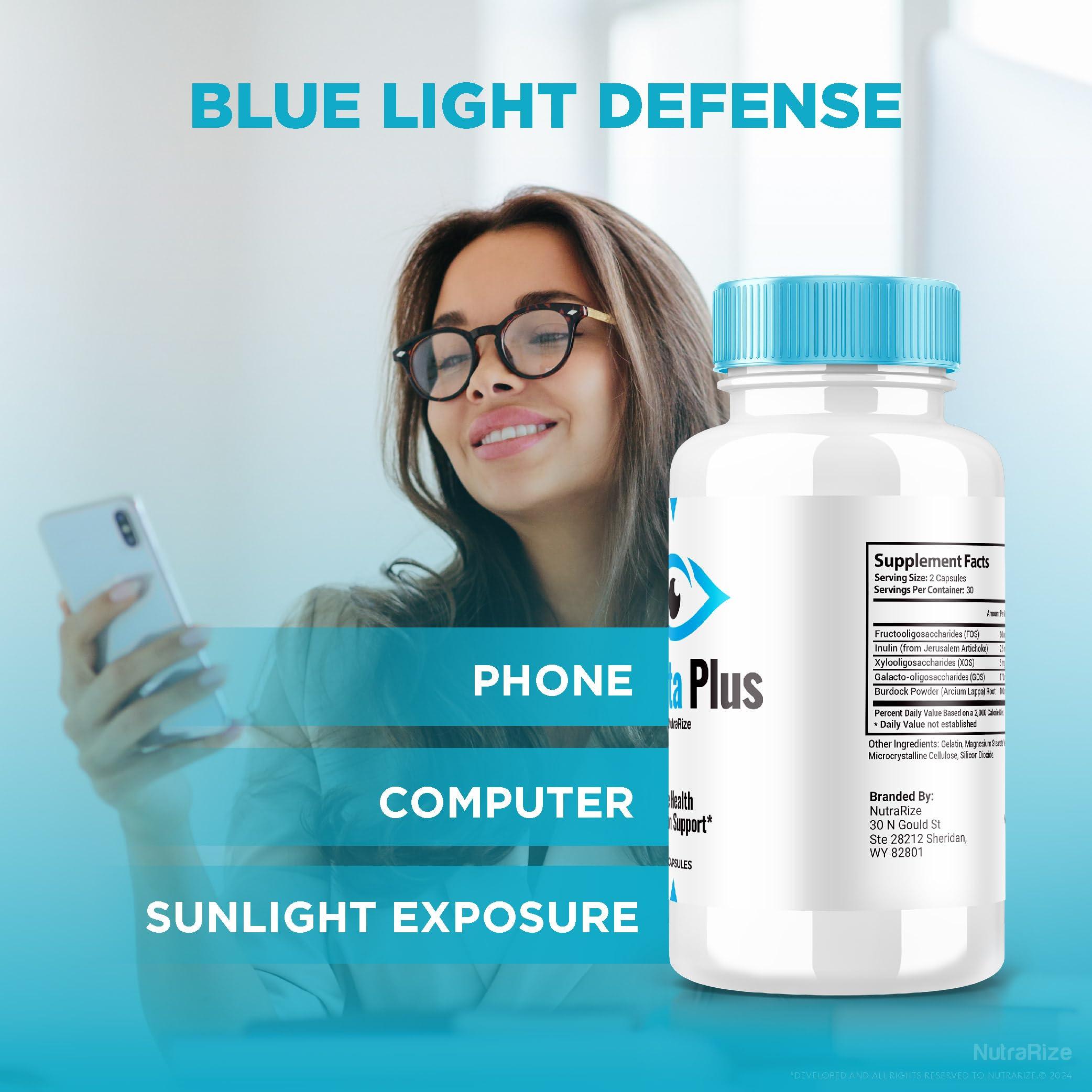 NutraRize (3 Pack) Eyevita Plus - Comprehensive Support for Your Eyesight, Eyevita Plus Advanced Eye Nutrition, Eye Vitamins, All Natural Eye Health Formula, Eye Vita Plus Multivitamin Reviews (180 Capsules)