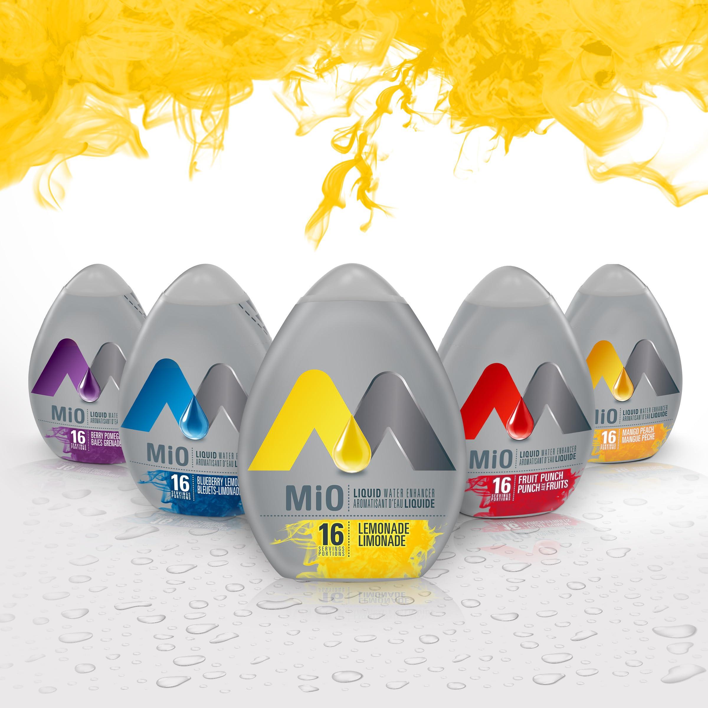Mio MIO Liquid Water Enhancer - Lemonade, 12ct, 48ml Each (Imported from Canada)