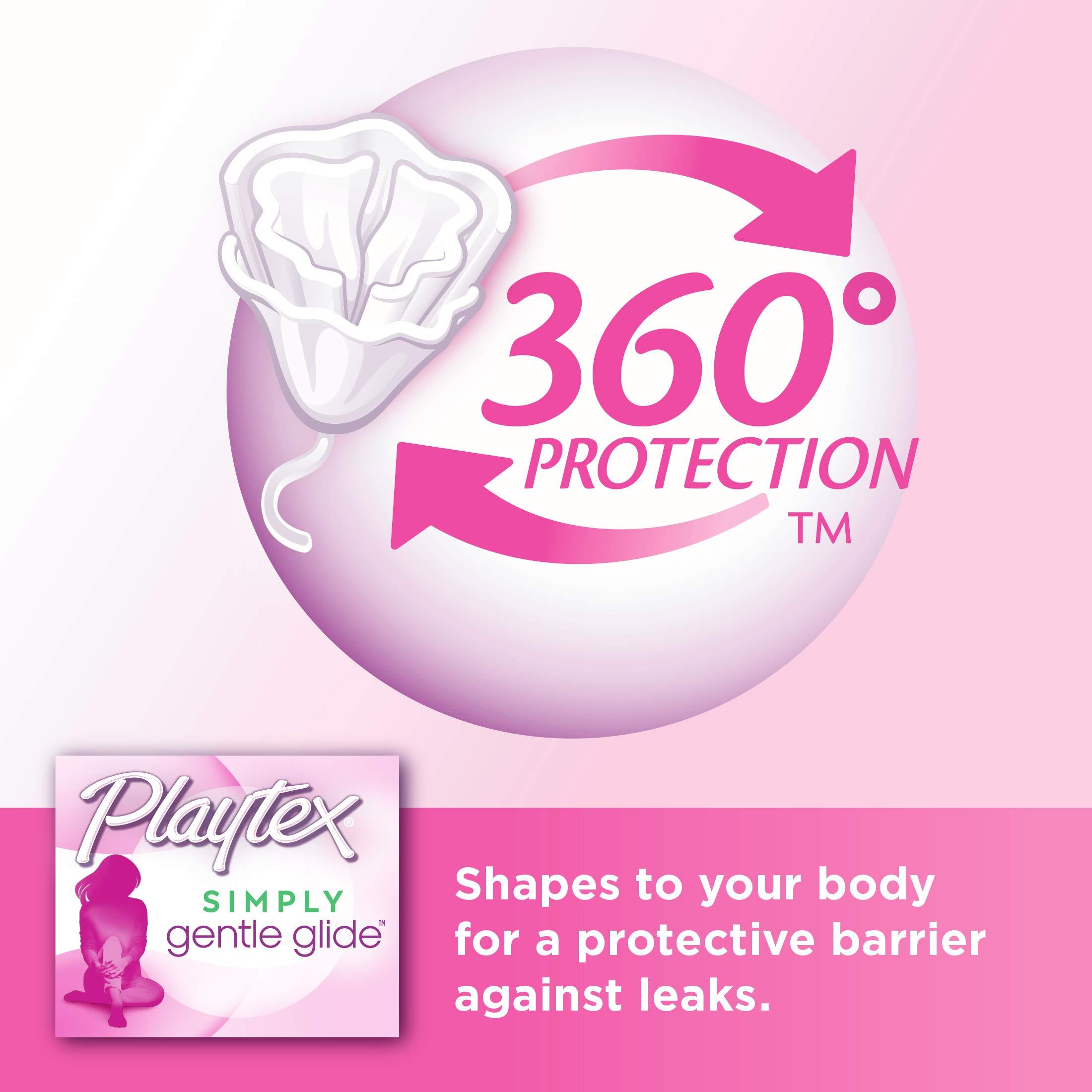 Playtex Playtex Sport Tampons Multipack (24ct Regular/24ct Super) & Playtex Gentle Glide Tampons Ultra Absorbency Unscented - 36ct