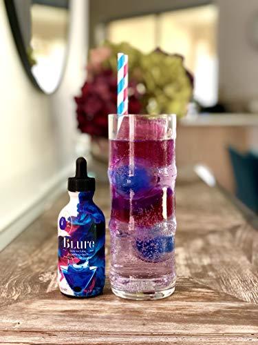 Wild Hibiscus Flowers in syrup B\'lure Flower Extract - 3.4 Fl Oz Bottle (Pack of 6)