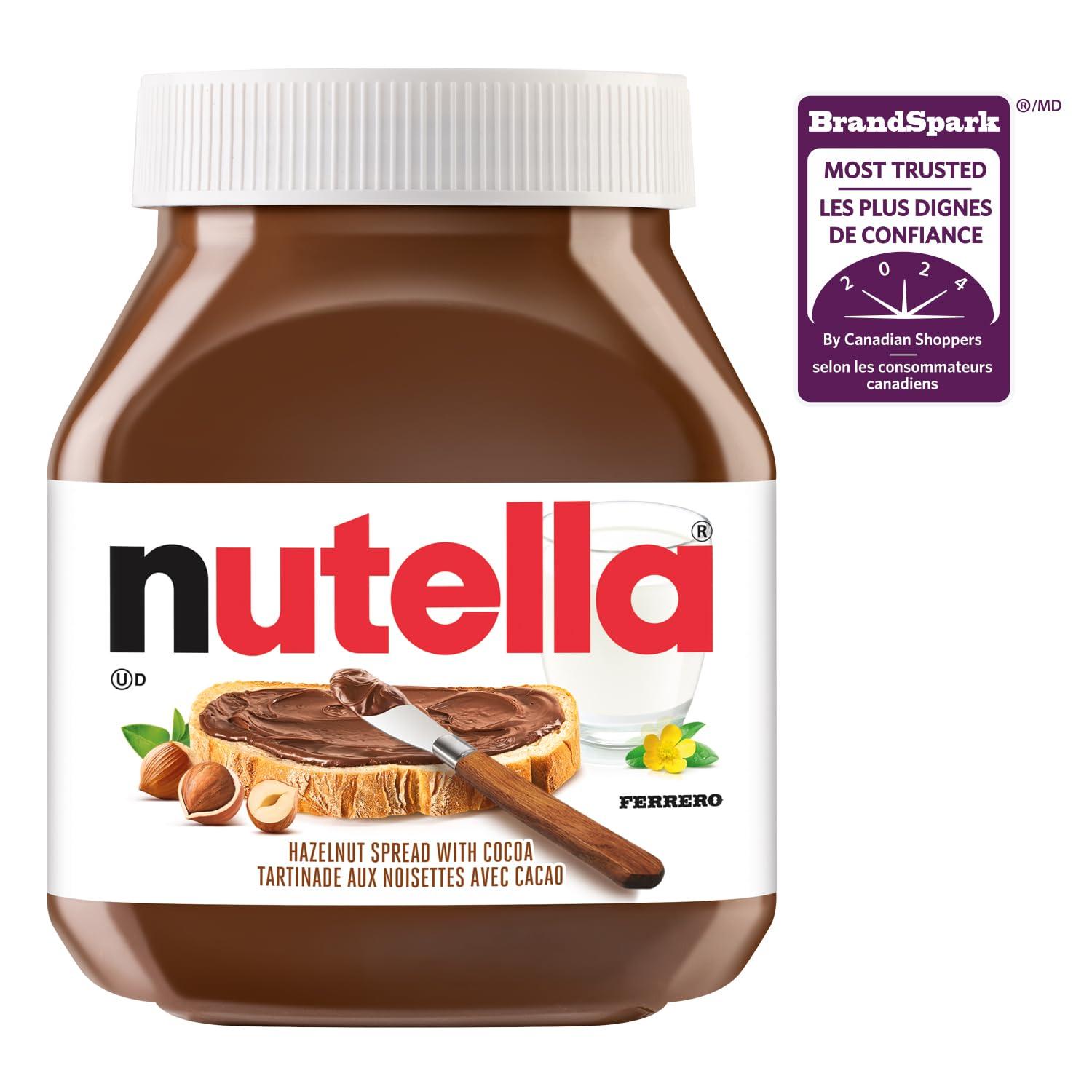 Nutella Nutella Hazelnut Chocolate Spread, 1kg/35.3 oz, (6 pack) {Imported from Canada}