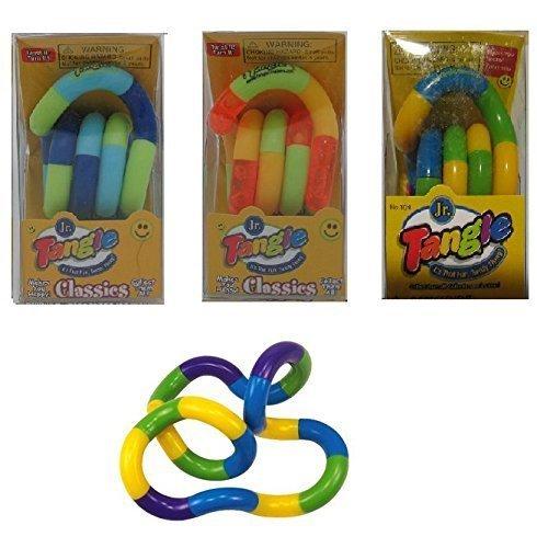 Tangle Creations Tangle Jr. Original Fidget Toy, Set of 3! by Tangle Creations