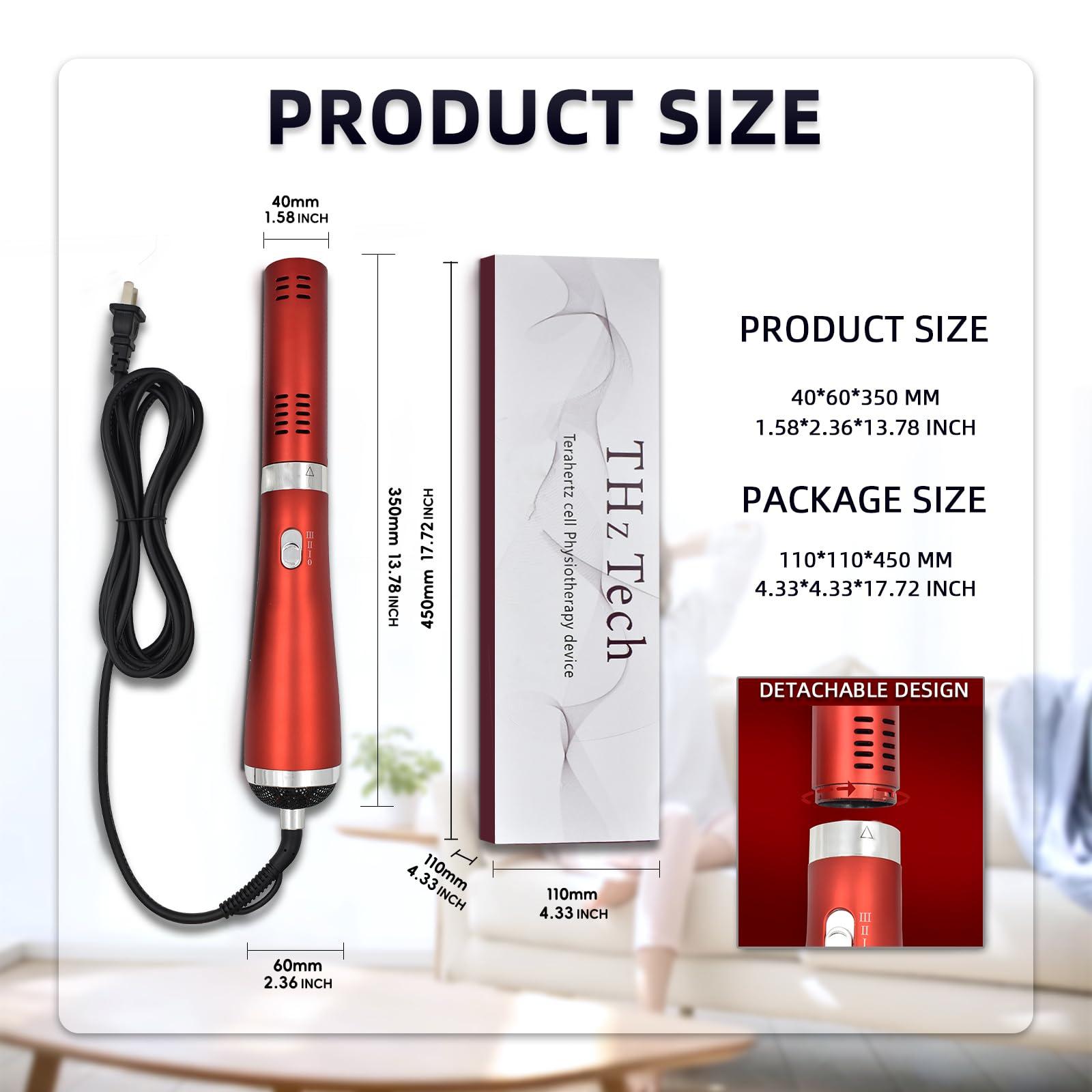 RXDSWKJ Terahertz (THZ) Wand Blower Health Therapy Board Electric Heating Massage Wand for Body and Water Enhancement