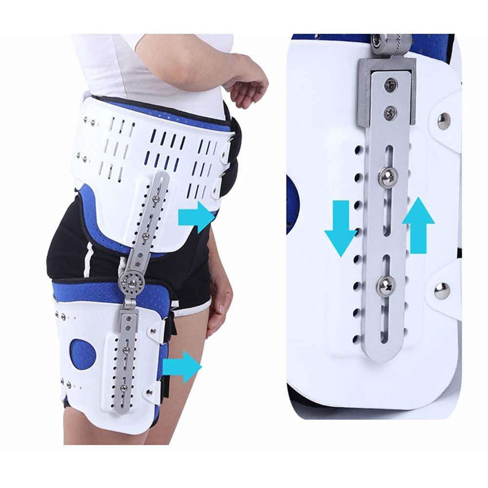 XJZHANG XJZHANG Adjustable Hip Joint Brace,Hip Thigh Dislocation Hip Abduction Orthosis Fixed Hinge Lumbar Leg Support Brace Femoral Injury Postoperative Rehabilitation