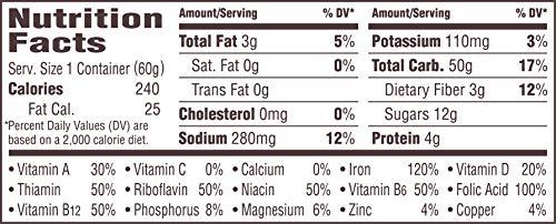 Post Post Honey Bunches of Oats Honey Roasted Breakfast Cereal, Honey Oats Cereal with Granola Clusters, Small Cereal Cup Size for Easy On-The-Go Breakfast, 2 OZ Cereal Cup (Pack of 12)
