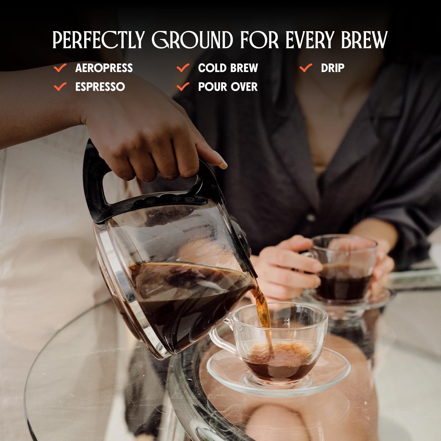 Abbotsford Road Ethiopia Yirgacheffe Coffee Beans, Whole Bean Medium-Light Roast with Stone Fruit, Caramel & Toasted Pie Nuts, Flavored Ethiopian Coffee, Single Origin 35.2 oz (2.2lb) Bag, Perfect for Coffee Enthusiasts