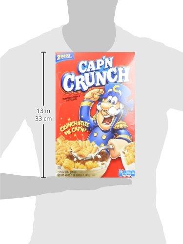 Cap'n Crunch Cap'N Crunch Sweetened Corn and Oat Cereal, 40 Ounce