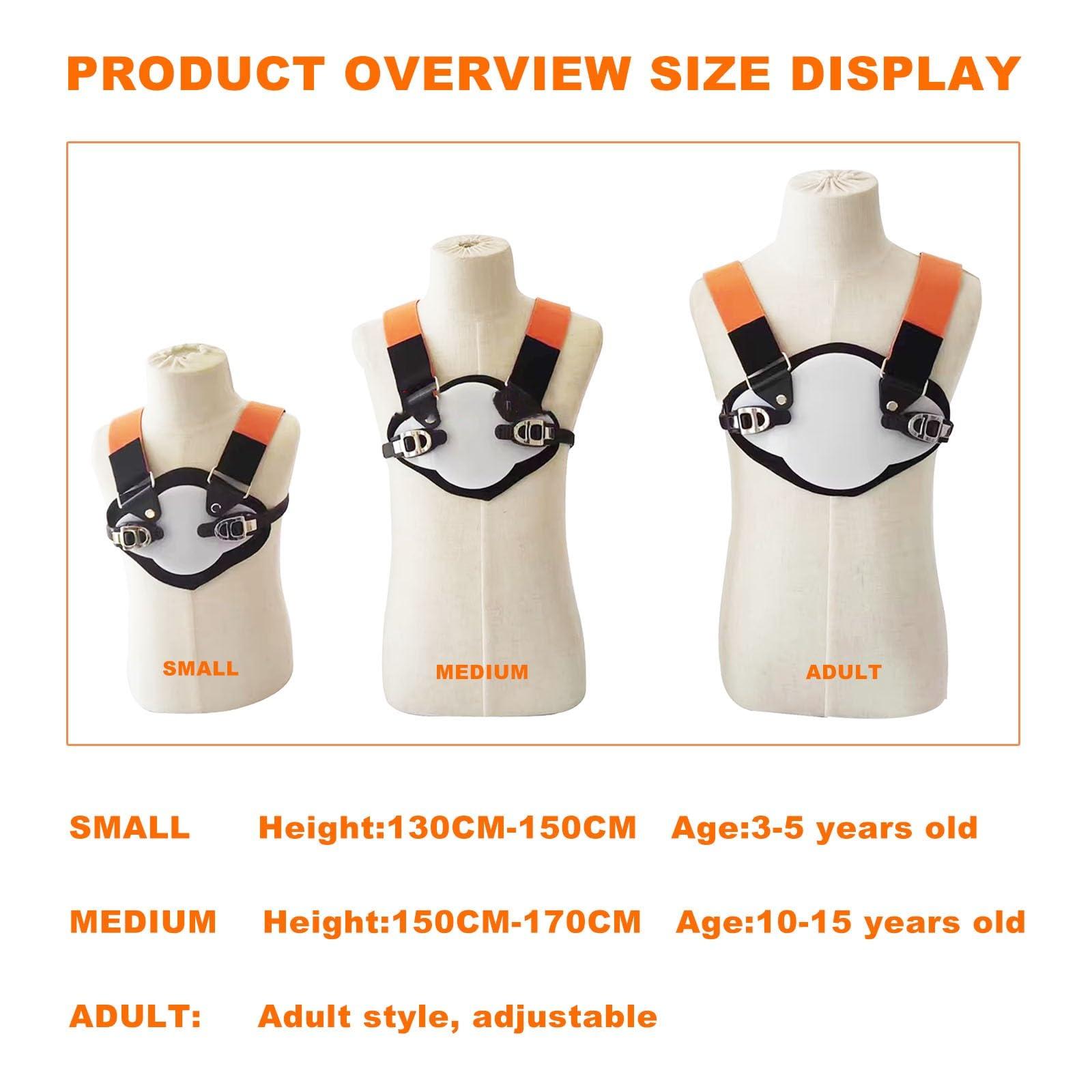 NICHOY NICHOY Pectus Carinatum Orthosis Brace - Deformed Sternum Brace,Pigeon Chest Support for All Ages,Ribs Valgus Orthosis Braces,Adjustable Size,Suitable for All Body Types(Adult)