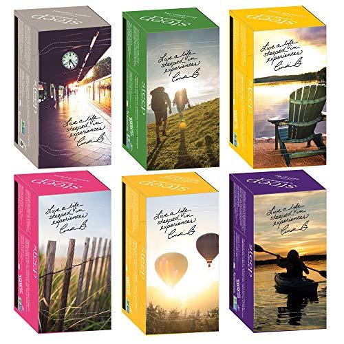 Bigelow steep by Bigelow Organic Teas 6 Flavor Variety Pack, Mixed Caffeinated and Caffeine Free Teas, 20 Count (Pack of 6) 120 Total Tea Bags