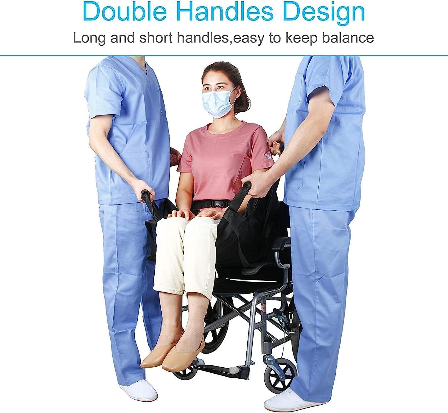 CAIMIAO CAIMIAO Patient Lift Stair Slide Board Transfer Emergency Evacuation Wheelchair Belt Safety Full Body Medical Lifting Sling Sliding Transferring Disc Use for Seniors,Handicap