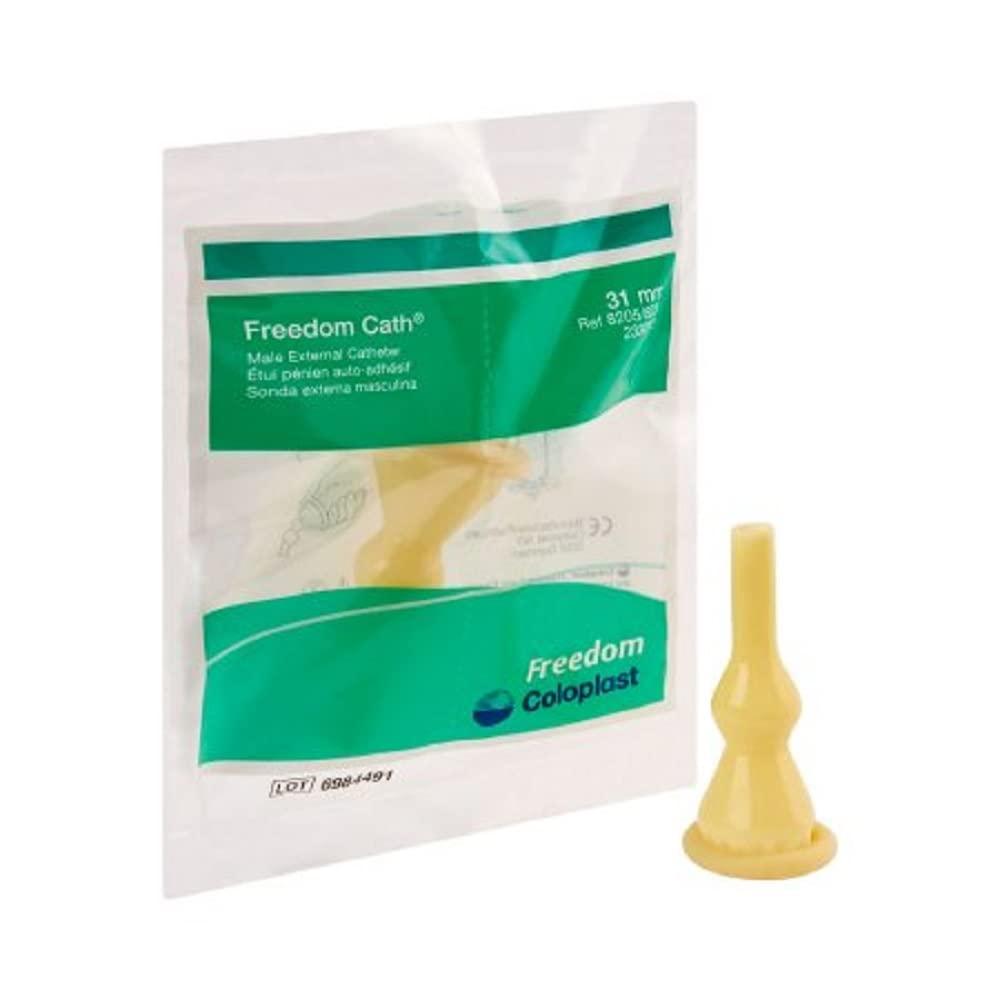 Coloplast Inc Freedom Cath Latex Self-Adhering Male External Catheter, 31 mm - 100 Each / Box