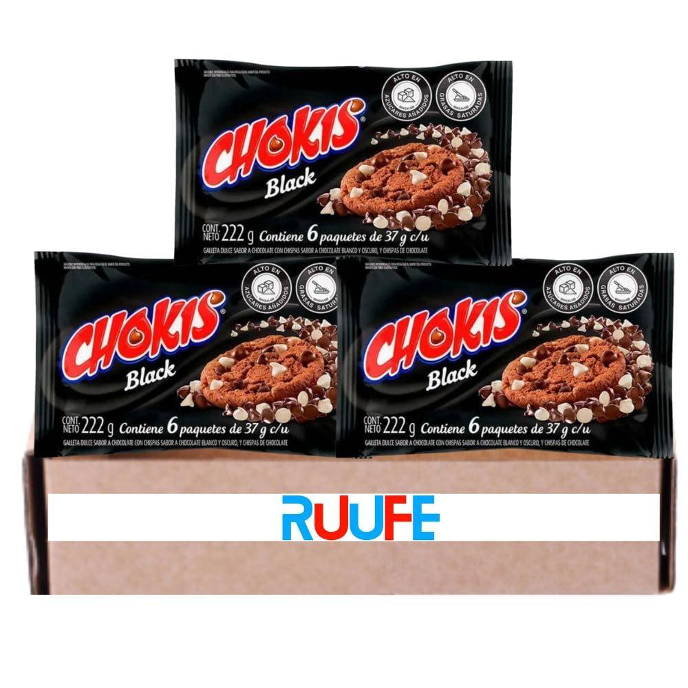 RUUFE Chokis (Pck of 3) Cholocate Chip Cookies Great for lunch, camping, snack. Kids favorite snack Colombian Snack Colombian food products Colombian snack food comida colombiana mekato colombiano