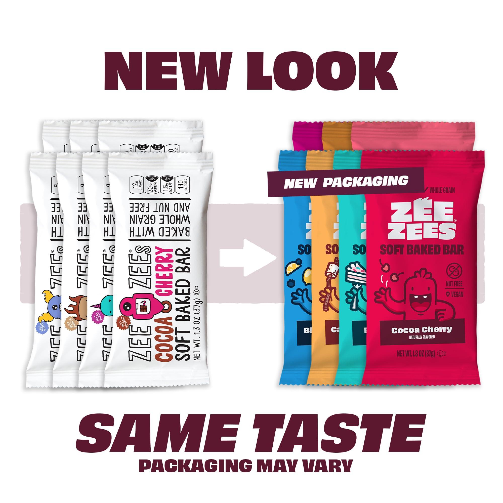 ZEE ZEES Zee Zees Whole Grain Soft Baked Bars, 1.3 oz Birthday Cake, 175 Pack, Smart Snack Compliant, Nut Free, Dairy Free, Egg Free, Sesame Free and Artificial Coloring Free