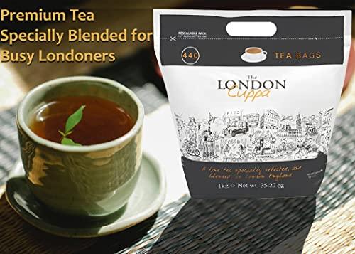 The London Cuppa London Cuppa Tea | 440 Tea bags | English breakfast Tea | Premium Black Tea | Rich and Full-Bodied Tea | British Tea