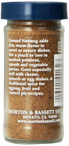 Morton & Bassett Morton & Bassett Ground Nutmeg, 2.3-Ounce Jars (Pack of 3)