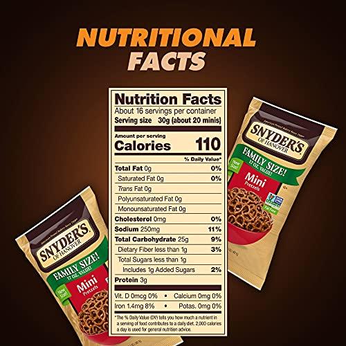 Snyder's of Hanover Snyder's Mini Pretzels 16oz (Bag of 4)
