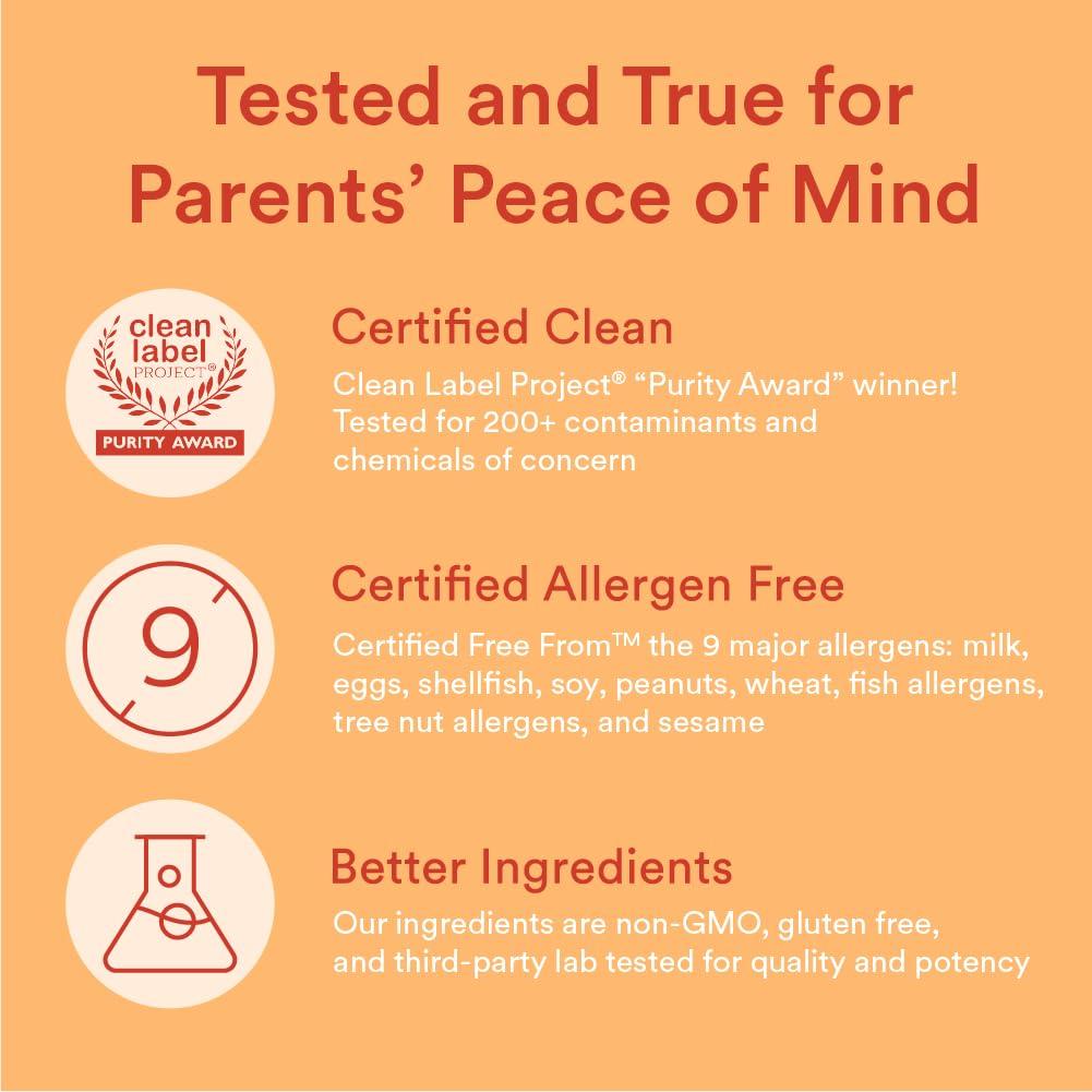 SmartyPants SmartyPants Kids Multivitamin Gummies: Omega 3 Fish Oil (EPA/DHA), Vitamin D3, C, Vitamin B12, B6, A, K & Zinc for Immune Support, Biotin, Gluten Free, Three Fruit Flavors, 120 Count (30 Day Supply)