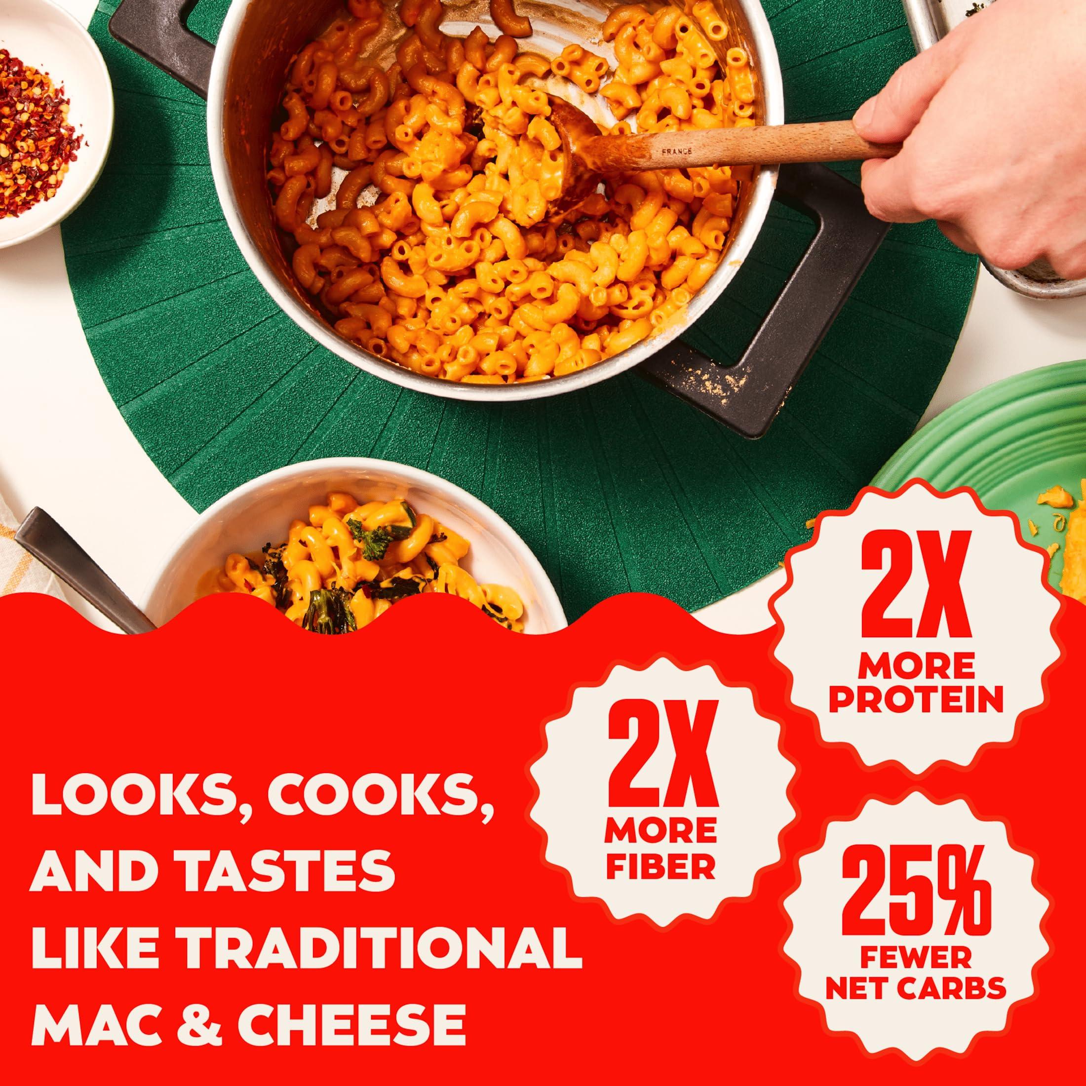 Banza Banza Shells & Vegan Cheddar Mac and Cheese - High Protein, Gluten Free Mac and Cheese, and Lower Carb Vegan Protein Mac and Cheese 5.5oz