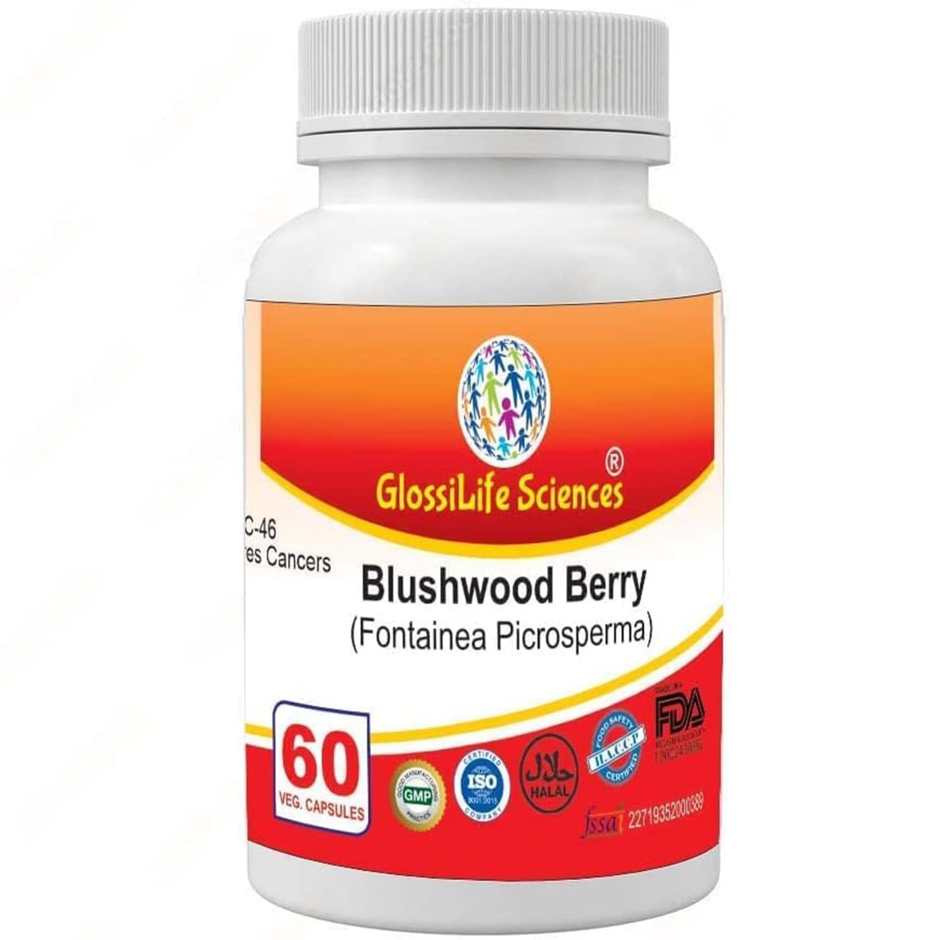 GlossiLife Sciences GlossiLife Sciences 120 Cap Blushwood Berry 20:1 Extract Capsules EBC-46