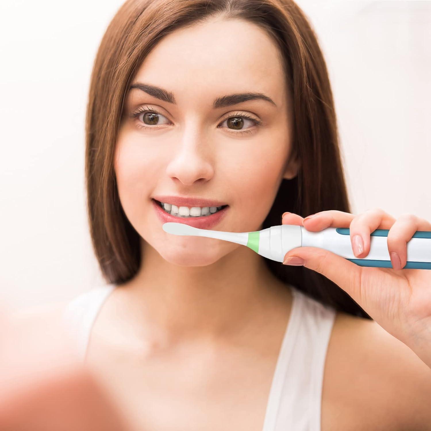 Heepim Replacement Toothbrush Heads for Philips Sonicare Electric Toothbrush, Replacement Brush Heads Compatible with Philips Sonicare Electric Toothbrush, 6Pack