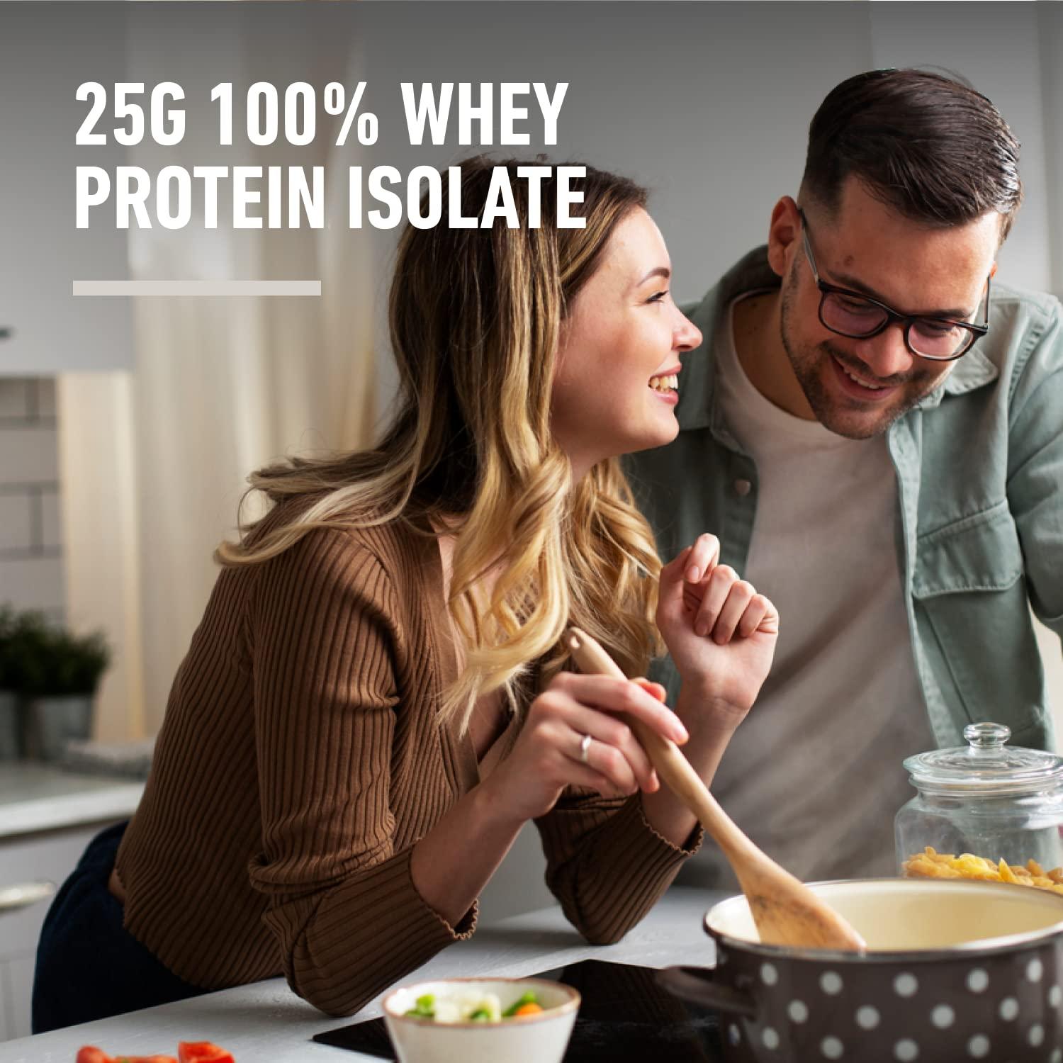 Isopure Isopure Zero Carb 100% Pure Whey Isolate Protein Powder, Lactose Free, Gluten Free, With Vitamins, Cookies & Cream, 25g Protein Per Serving, 7.5 Lbs, 110 Servings