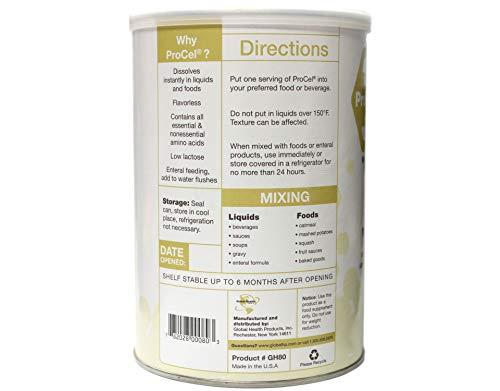 Global Health Products Procel Protein Powder, 10 Oz Can