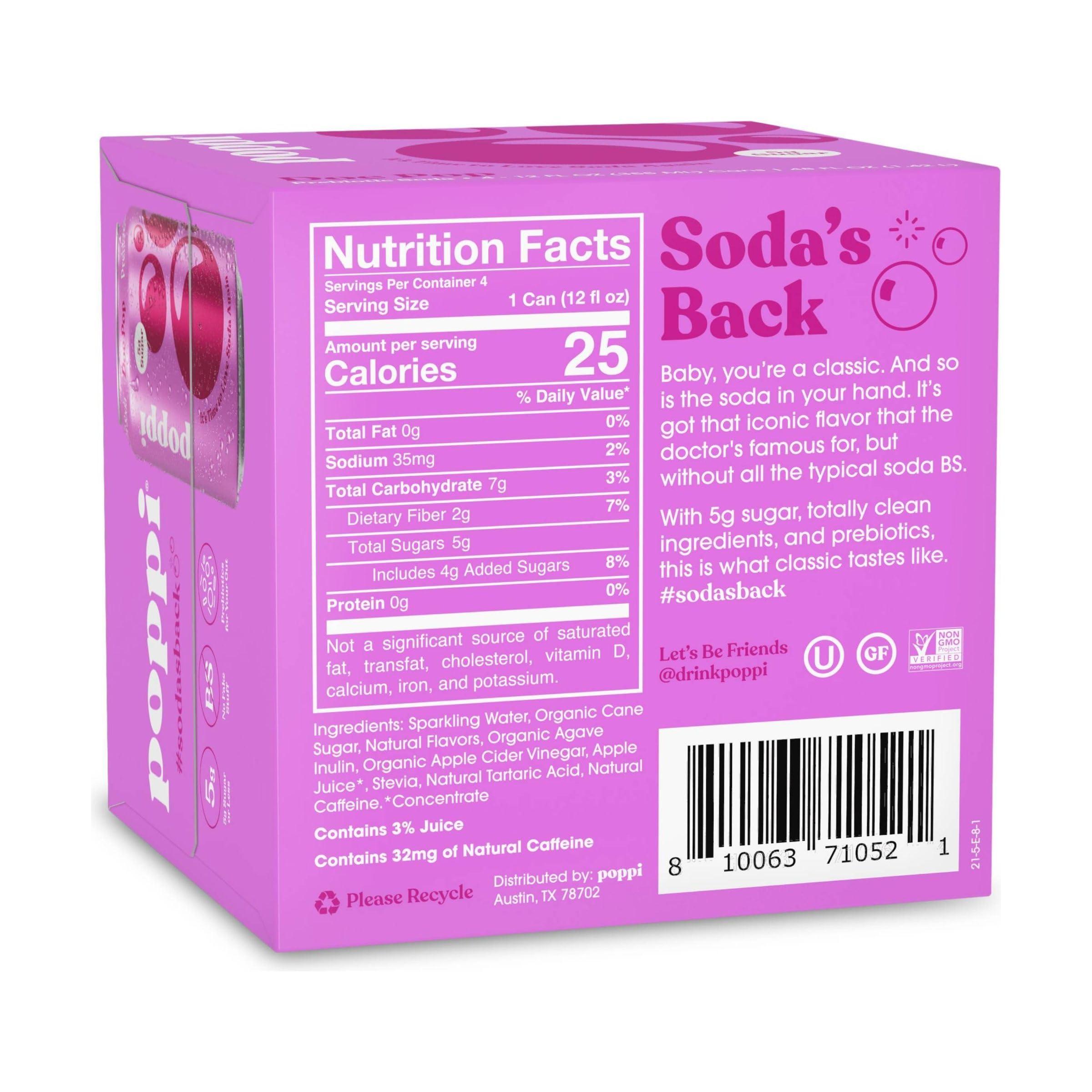 poppi SODA PREBTC DOC POP 4PK