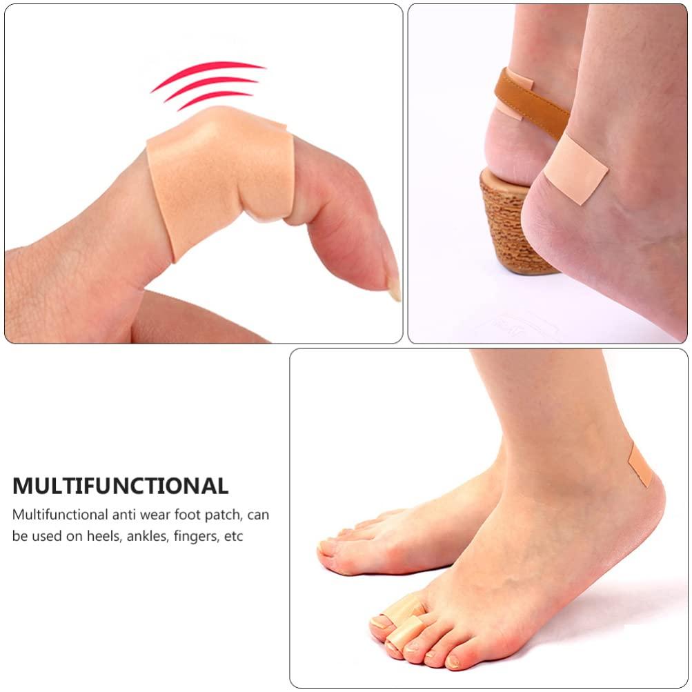 Healifty 3Pcs Anti-wear Stickers for Heels Anti- wear Foot Care Sticker Exercise Stickers Anti Tape Foot Protectors for feet Heel Stickers for Women pe Foam Patch Tape roll