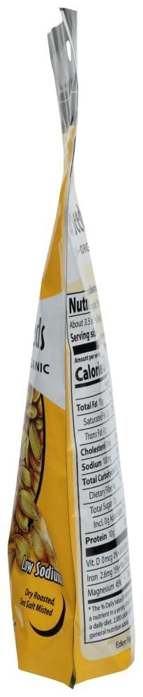 Eden Eden Organic Pumpkin Seeds, Dry Roasted, 4 oz Resealable Bags, 15 pk