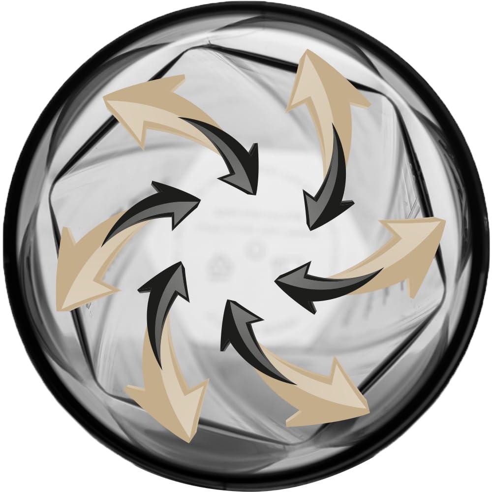 HELIMIX HELIMIX 2.0 Vortex Blender Shaker Bottle Holds upto 28oz | No Blending Ball or Whisk | USA Made | Portable Pre Workout Whey Protein Drink Shaker Cup | Mixes Cocktails Smoothies Shakes | Top Rack Safe