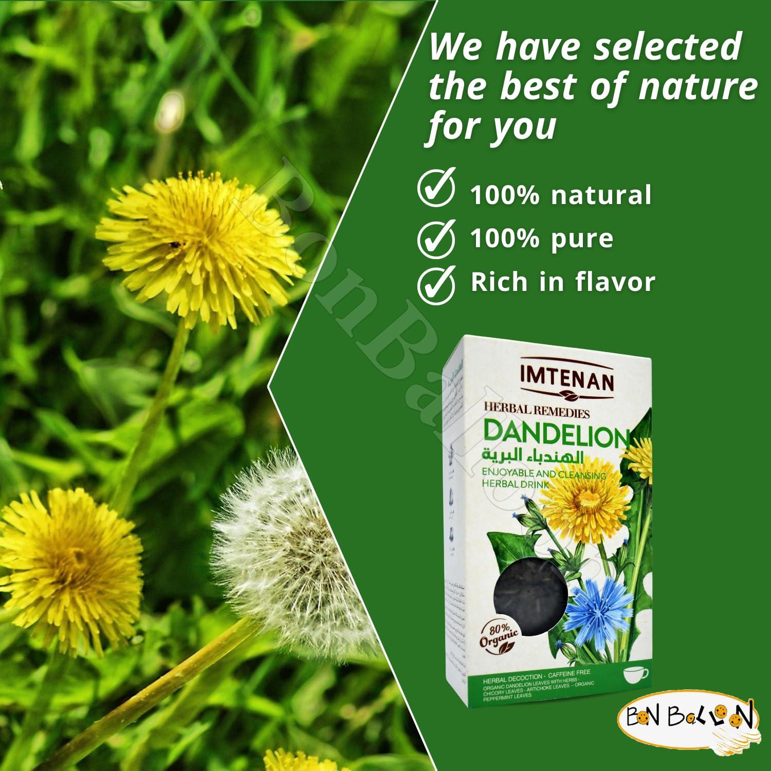 Ala Imtenan And Organic Drink Herbal Dandelion Herbal Drink Bag Herbals Herb Herbs Non Gmo No Additives No Artificial Coloring No Caffeine Kosher Halal (1.23 oz / 35 gm)