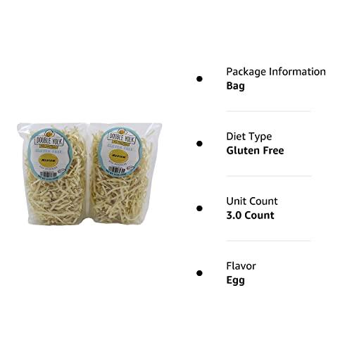 Double Yolk Double Yolk Gluten Free Medium Egg Noodles,10 Ounce Bag (Pack of 2) - PACK OF 3