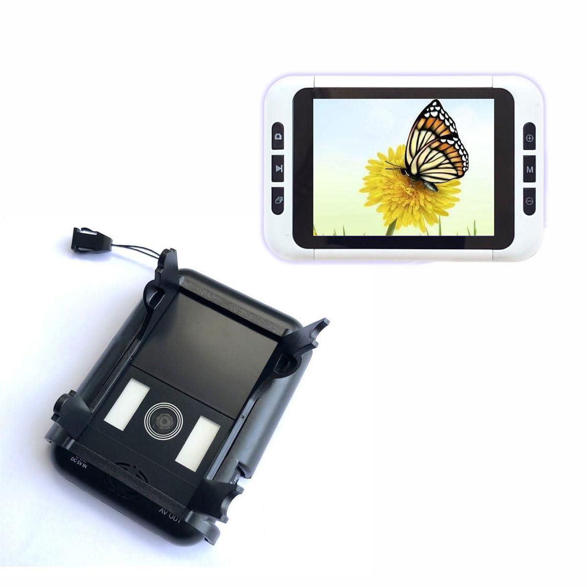 BDJSN BDJSN Portable Electronic Vision Aid, 3.5inch Magnifying Glass, 32x Handheld Large Screen Digital Vision Aid, Can Take Pictures and Connect to TV for The Elderly and Visually Impaired for Reading