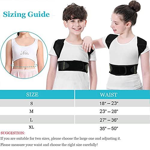 Lexniush Lexniush Professional Posture Corrector for Kids and Teens, Effective Upper Back Posture Brace for Teenagers Boys Girls Spinal Support to Improves Slouch, Prevent Humpback, Relieve Back Pain