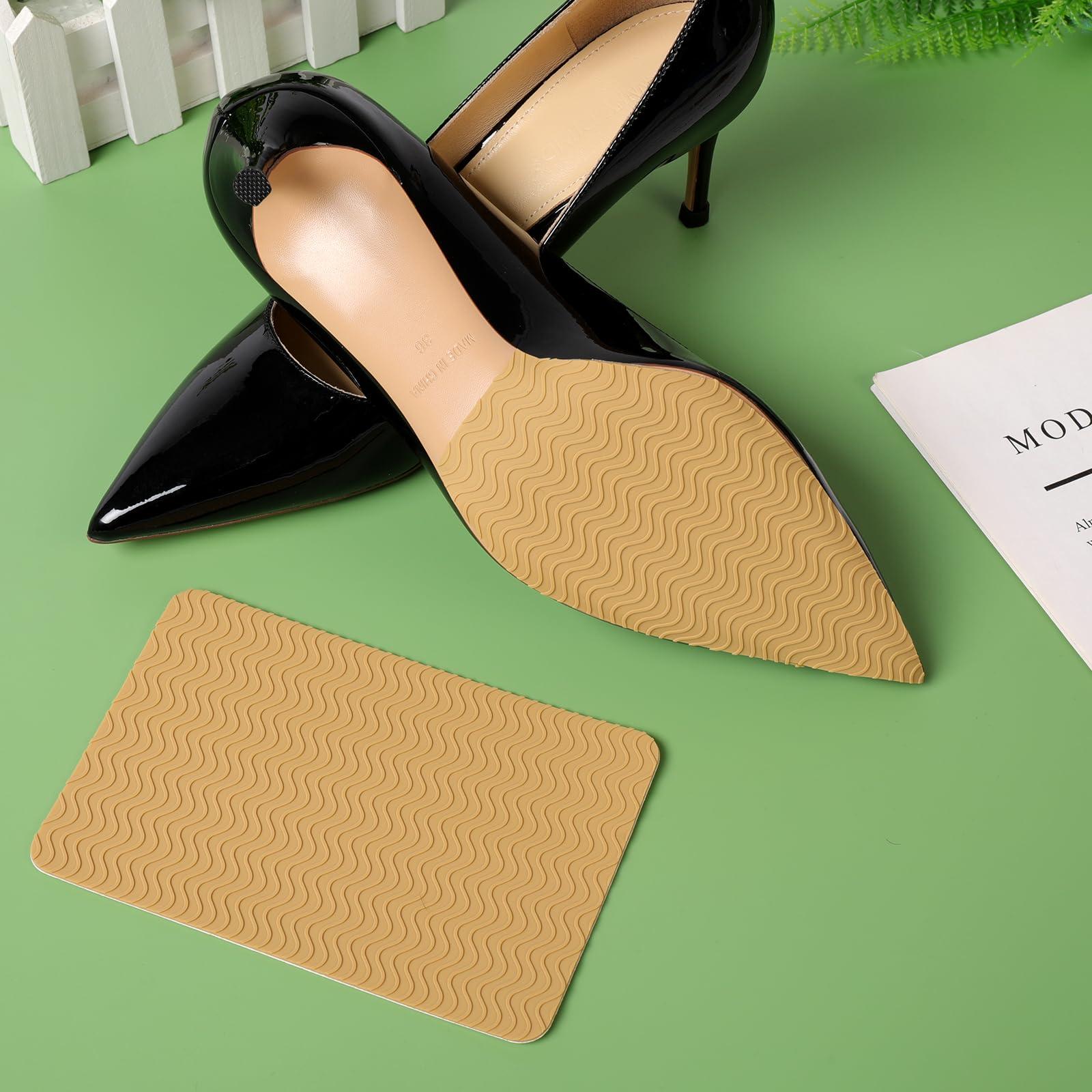 GQTJP GQTJP Shoe Sole Bottom Protector,Self Adhesive Shoe Grips on Bottom of Shoes,Non Slip Shoe Pads,Shoe Sole Guard, Anti Slip Shoe Grips Pads