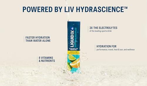 Liquid I.V. Liquid I.V. Hydration Multiplier - Tropical Punch - Hydration Powder Packets | Electrolyte Powder Drink Mix | Convenient Single-Serving Sticks | Non-GMO | 16 Servings (Pack of 12)