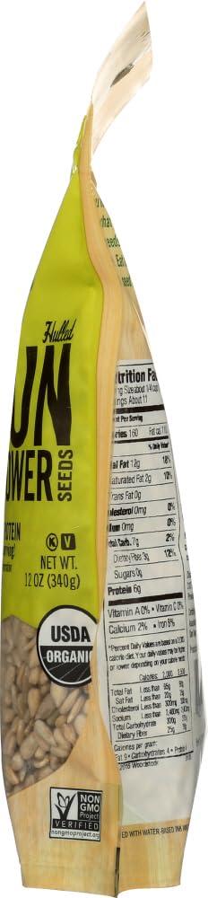 Woodstock Organic Sunflower Seeds; Hulled & Raw