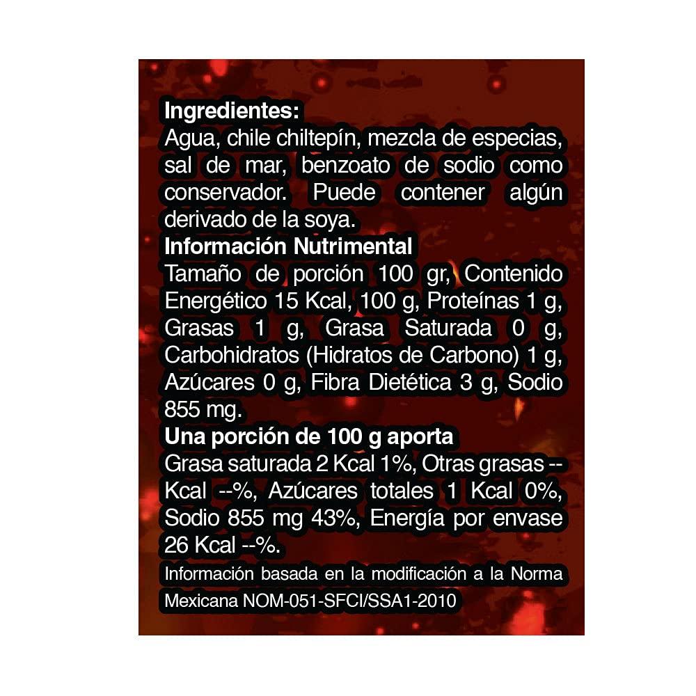 Fresh Harvest By Pafsa Chiltepn Sauce 5Lt (169.07 Fl Oz) | Mexican Hot Sauce | Fresh Harvest