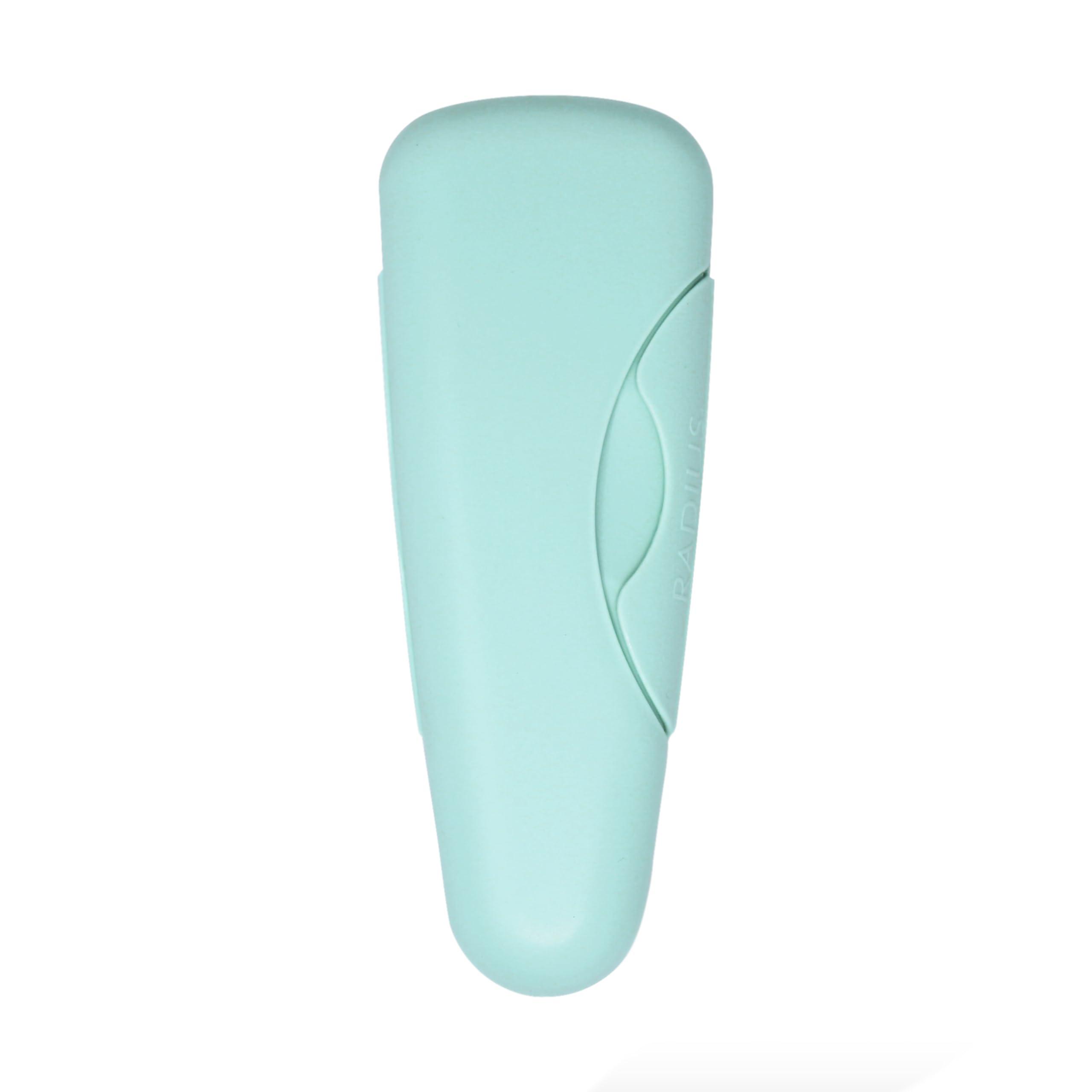 RADIUS RADIUS Travel Case Value Pack, 3 Count (Toothbrush, Razor, Soap), BPA-Free Recycled Plastic, Portable for Bathroom, School, Home, Camping - Mint Green