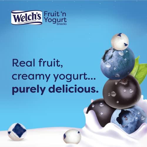 Welch\'s Welch\'s Fruit Snacks, Fruit \'n Yogurt Variety Pack, Strawberry, Blueberry Acai, Mango Peach, Bulk Pack, Individual Single Serve 0.7 oz Bags (Pack of 42)
