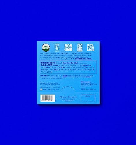 TCHO TCHO 3-Bar Dark Chocolate Variety Pack | Toffee Time, Choco Latte & Aww Nuts | Single Origin, Plant Based, Organic & Fair Trade, | Non GMO, Non-Dairy, Vegan, Soy Free (2.5oz each)