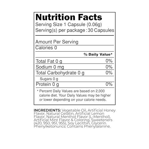 NUDE NUDE Mints | Dual Action Liquid Capsules | Mouth Watering Mint - Lasts 3X Longer - 3X Stronger - Extreme Bad Breath Treatment for Adults - Sugar Free, 0 Calorie - Honey Lemon - 10 Pack - 300 Capsules