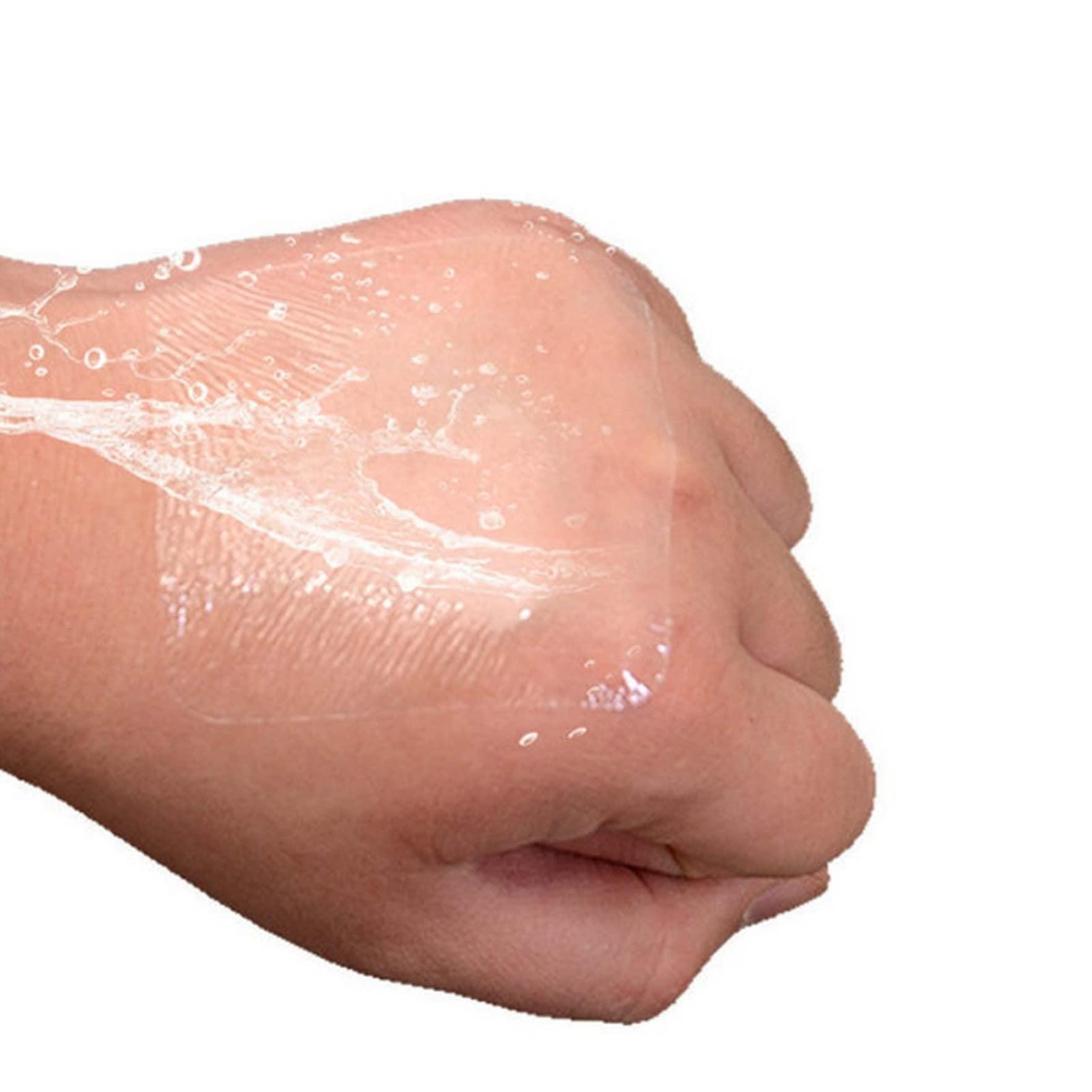 Wedhapy Transparent Waterproof Adhesive Bandage Tape Second Skin Waterproof Dressings for Wounds Waterproof Transparent Second Skin Protection Plastic Tattoo Cover Skin Dressing Protective Cover 200x15cm