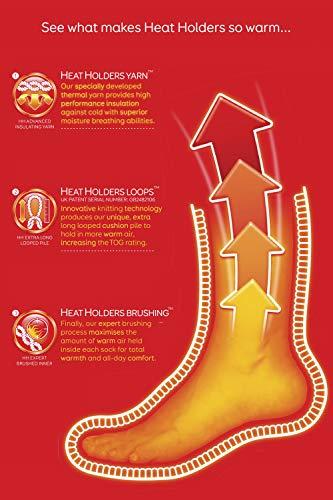 HEAT HOLDERS Heat Holders Thermal Socks, Men's Original, US Shoe Size 7-12 (Lowther)