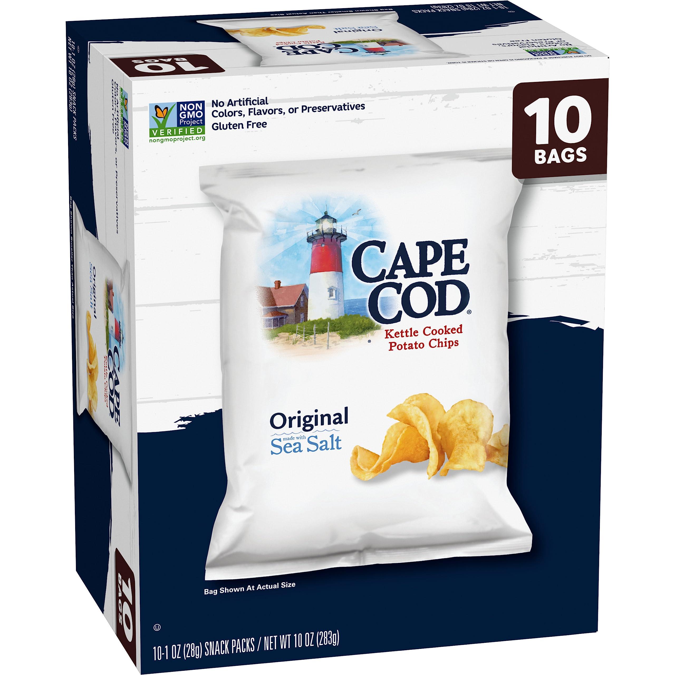 Cape Cod Cape Cod Potato Chips Original, 1 Oz, 10 Ct
