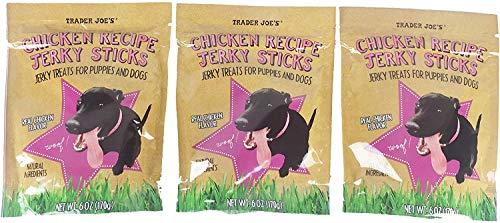 TJ's Trader Joe's Chicken Recipe Jerky Sticks 6 Oz Pack of 3