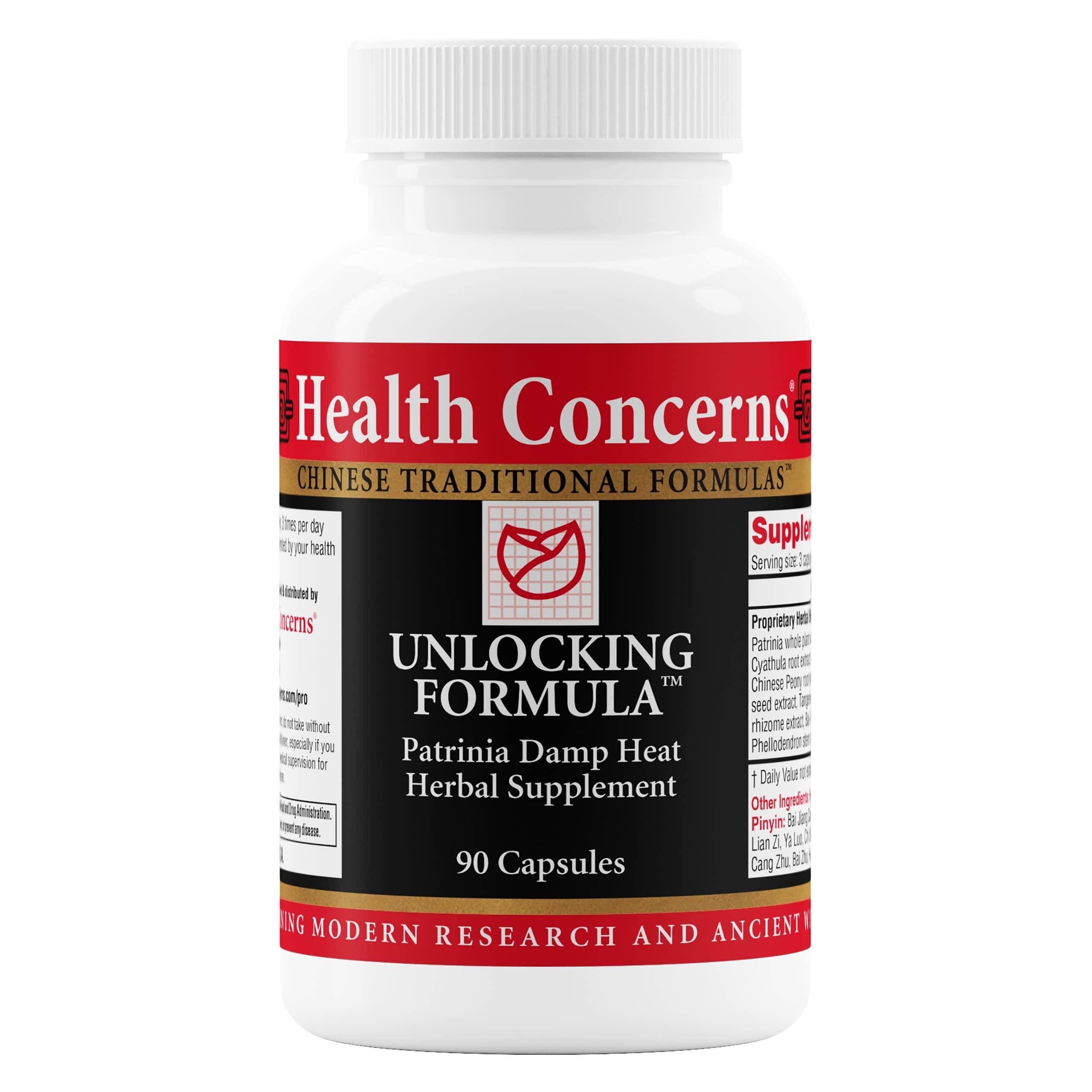 Health Concerns Health Concerns Unlocking Formula - Menstrual Relief & Blood Circulation Supplement - 90 Capsules