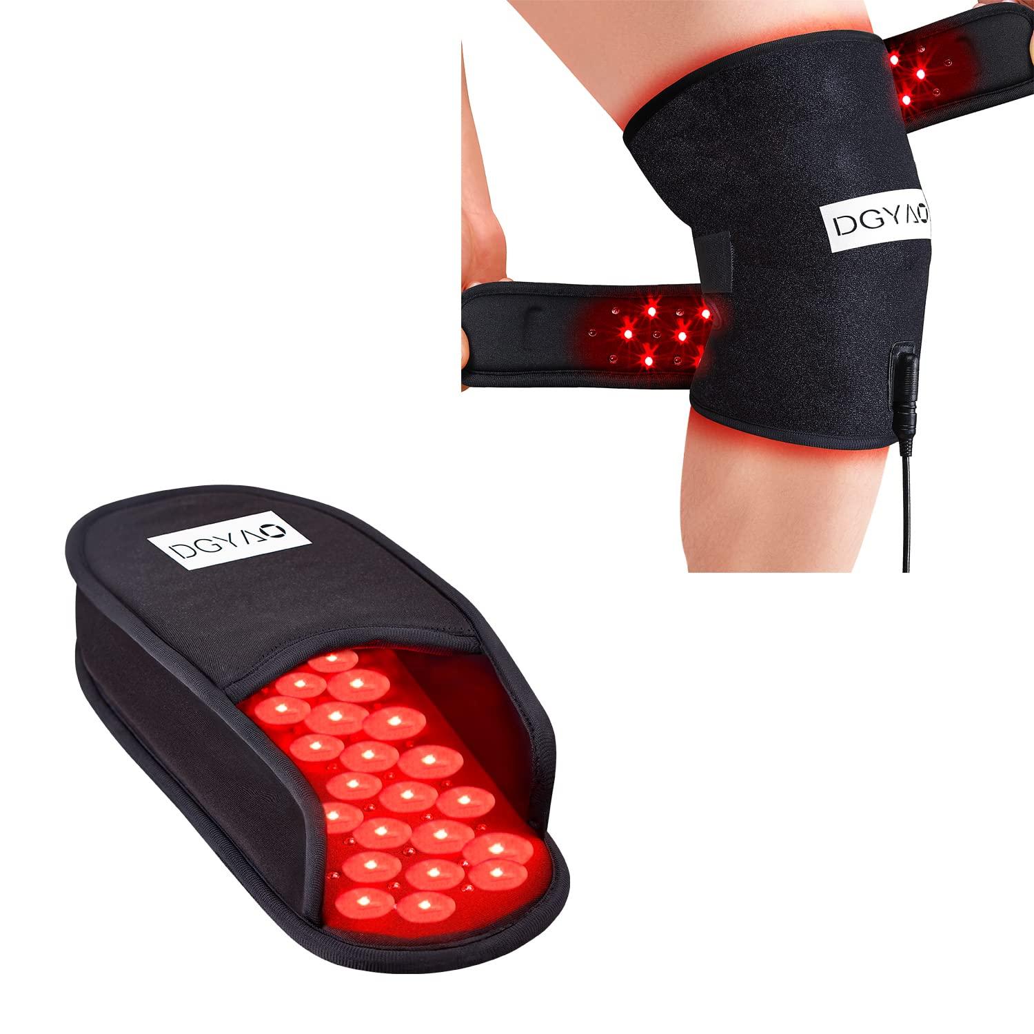 TUOB TUOB Red Light & Infrared Light Therapy Device, 880nm Near Infrared Light Therapy for Knee and Foot, Wearable Relax Muscle Red Light Therapy for Pain Relief
