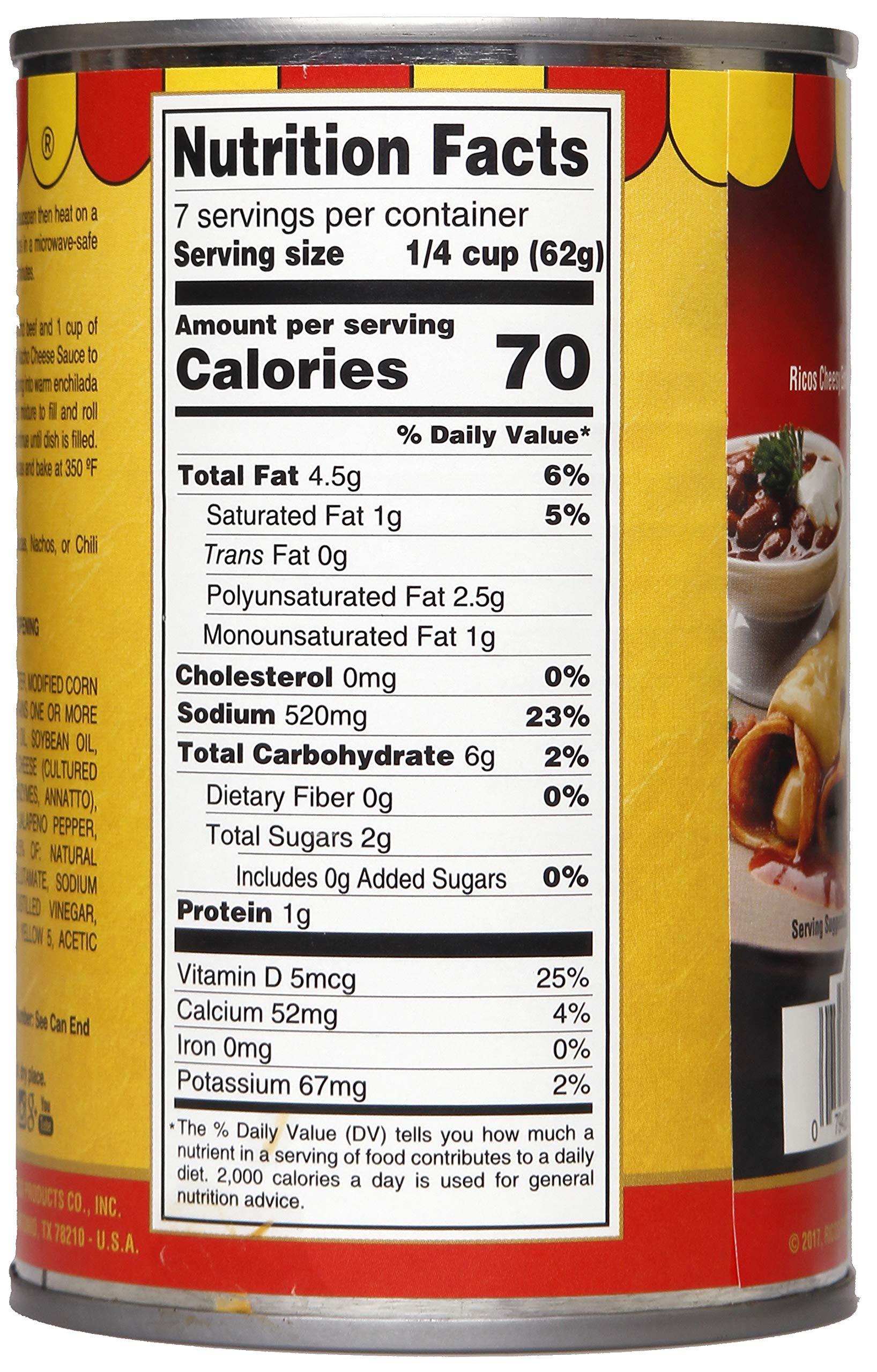 Ricos Ricos World Famous Gourmet Nacho Cheese Sauce (Case - 12 pack, 15oz cans)